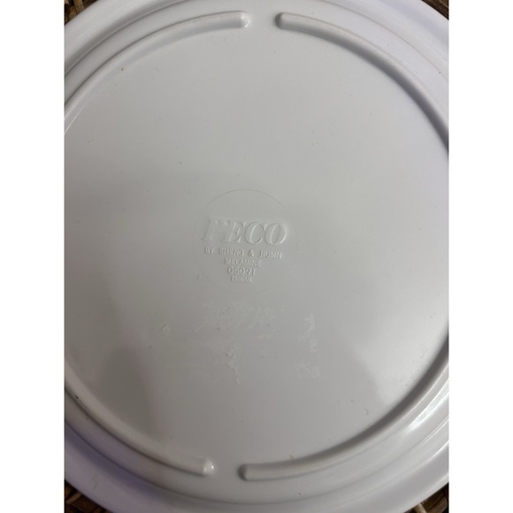 Vtg PECO Peanut's Plate 1960's The Gang Charlie Brown, Snoopy, Lucy EUC Rare - Picture 4 of 4